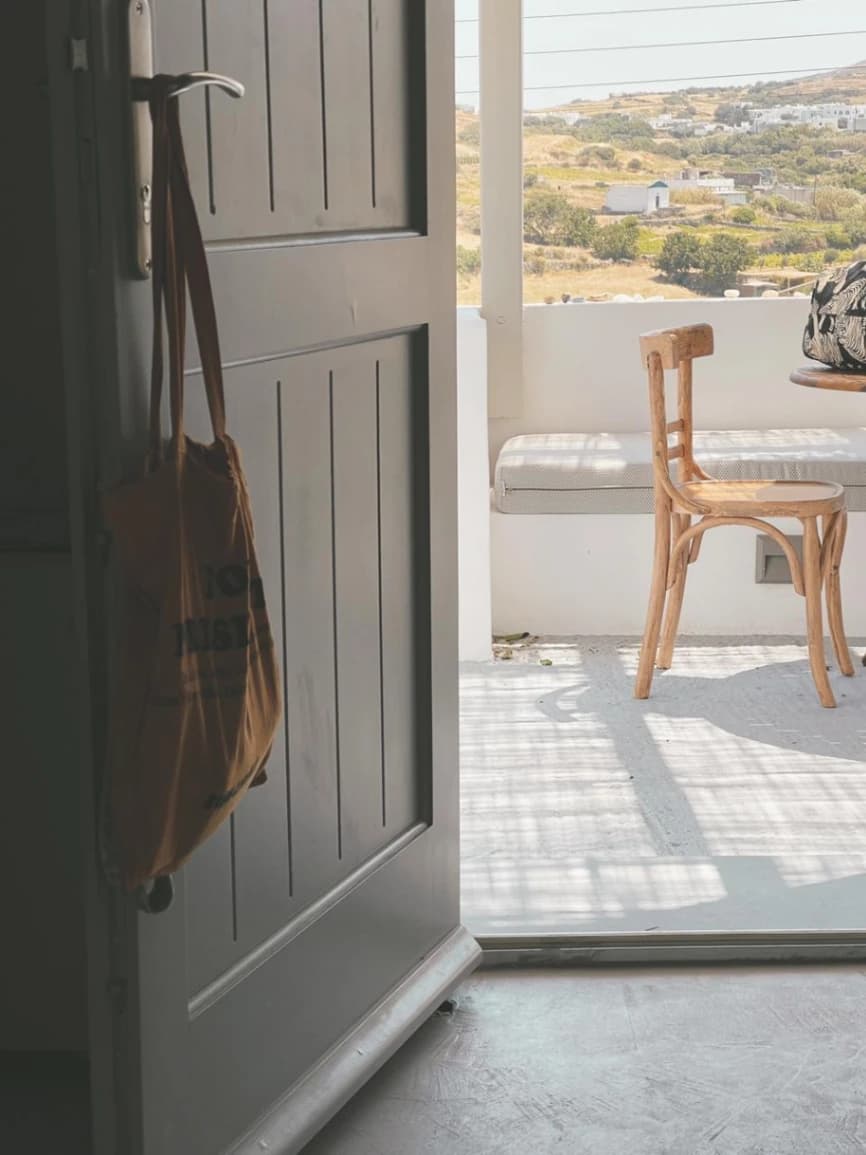 Rustic Vintage Room with Scenic View